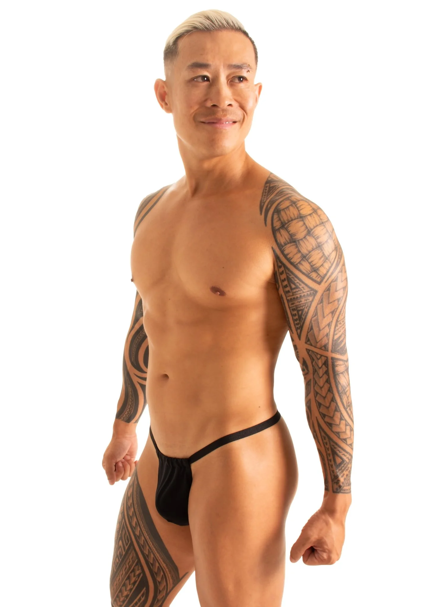 M39 - Mens Backless Bikini - Solid