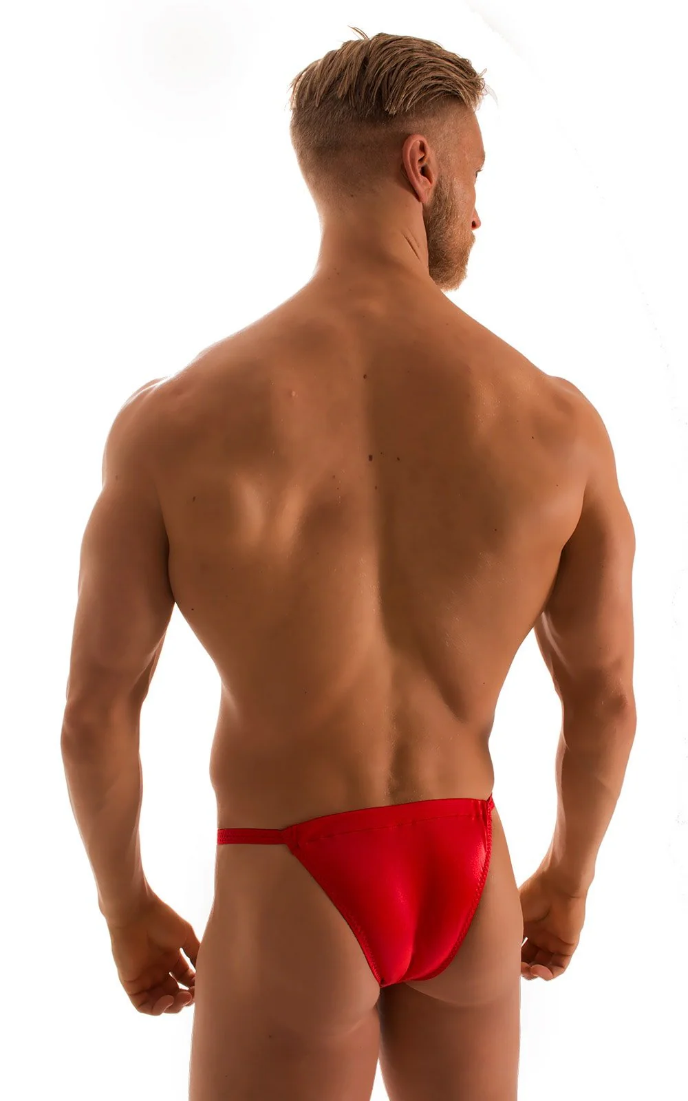 M90 - Mens 4 way Adjustable Micro Bikini Tanga - Metallics - Image 12