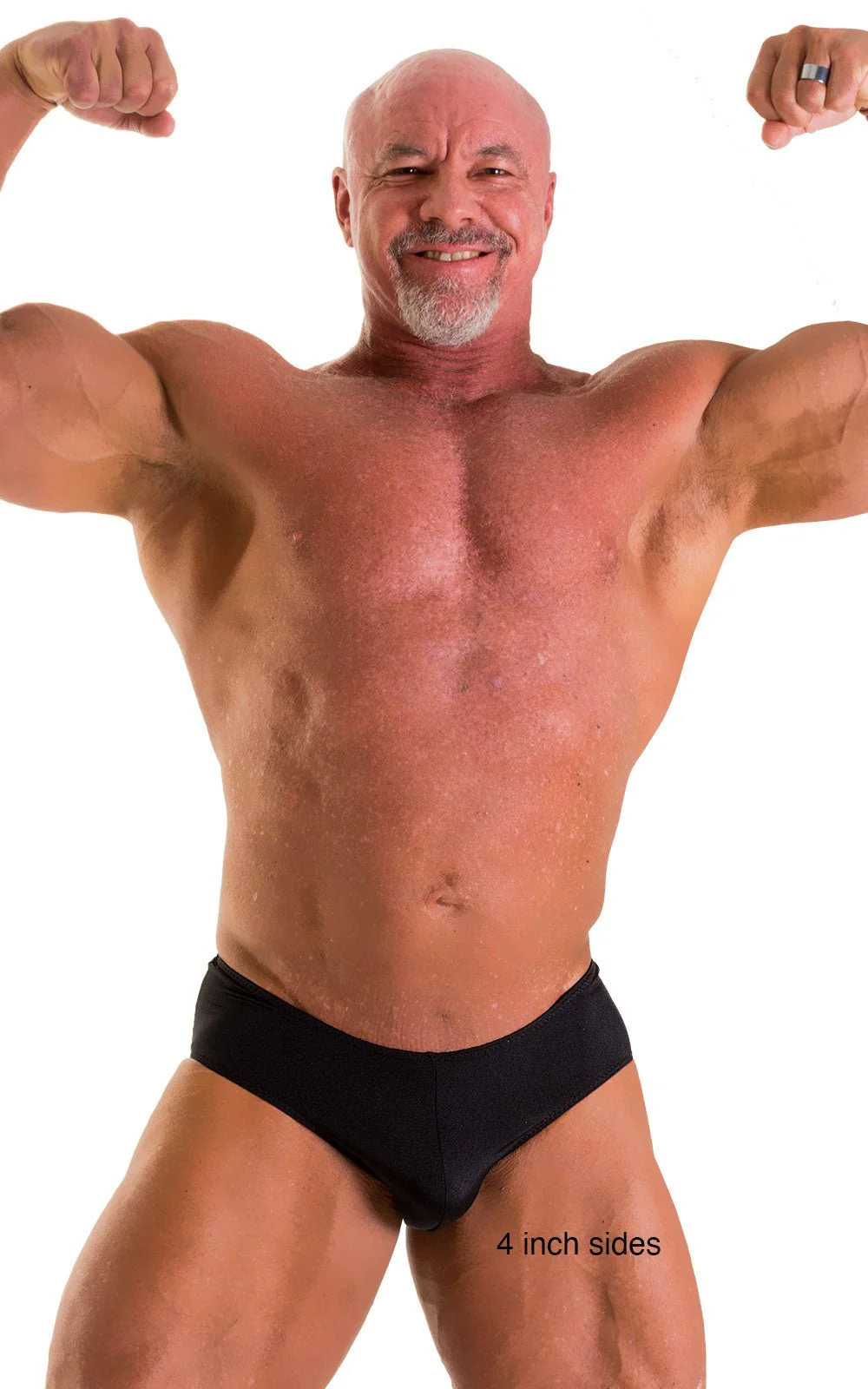 M89 - Mens Classic Physique Posing Trunks - Solids - Image 3