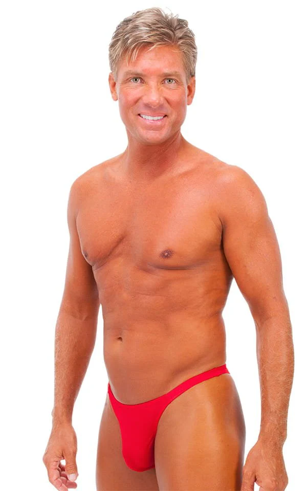 M54 - Mens Classic Rio Bikini - Wet Look - Image 9