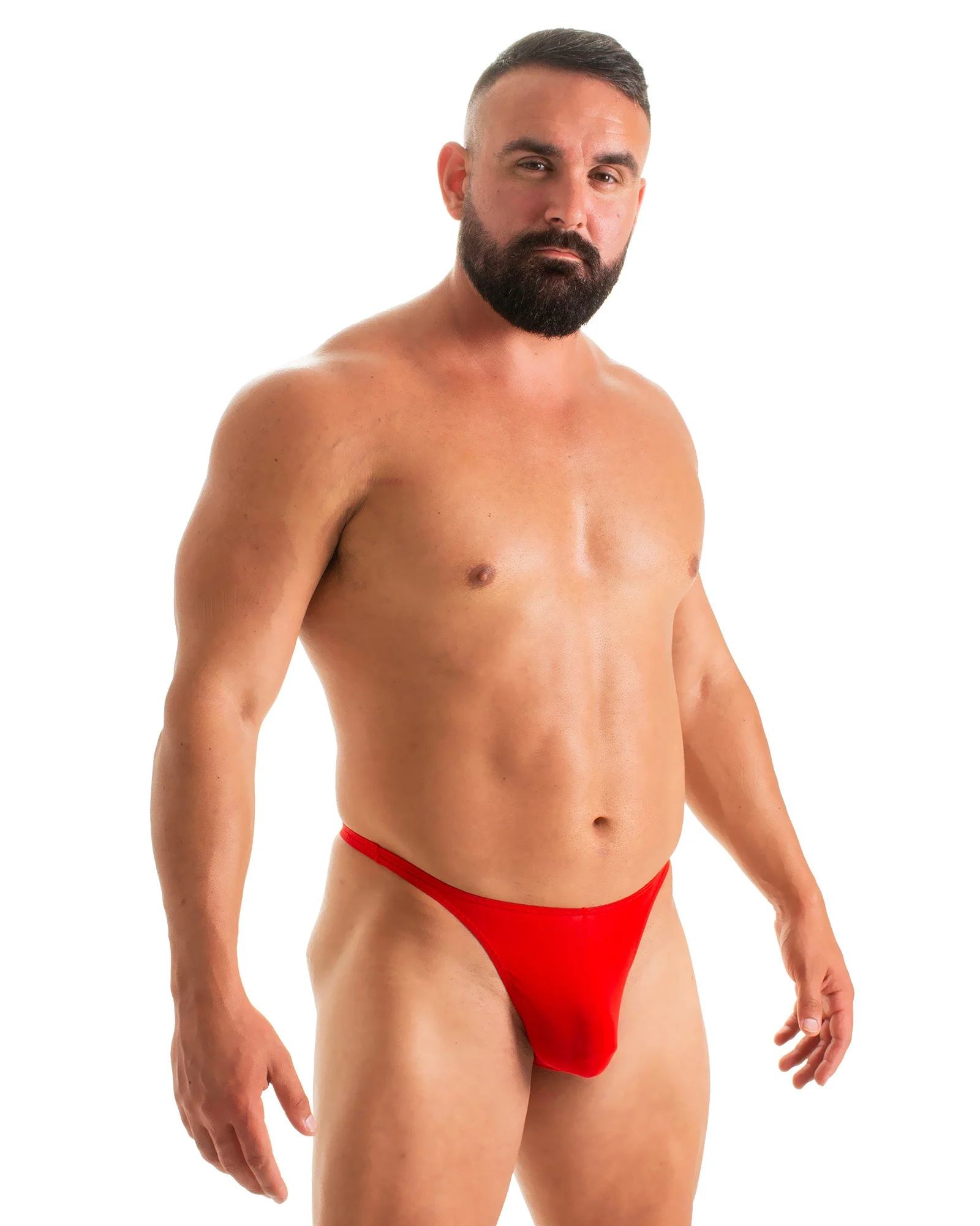 M67 - Mens Classic T Back Thong - Solid Sheer Semi Sheer - Image 13