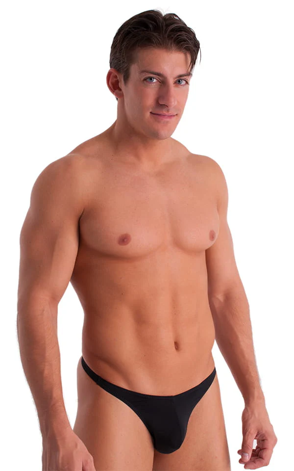 M67 - Mens Classic T Back Thong - Solid Sheer Semi Sheer - Image 18