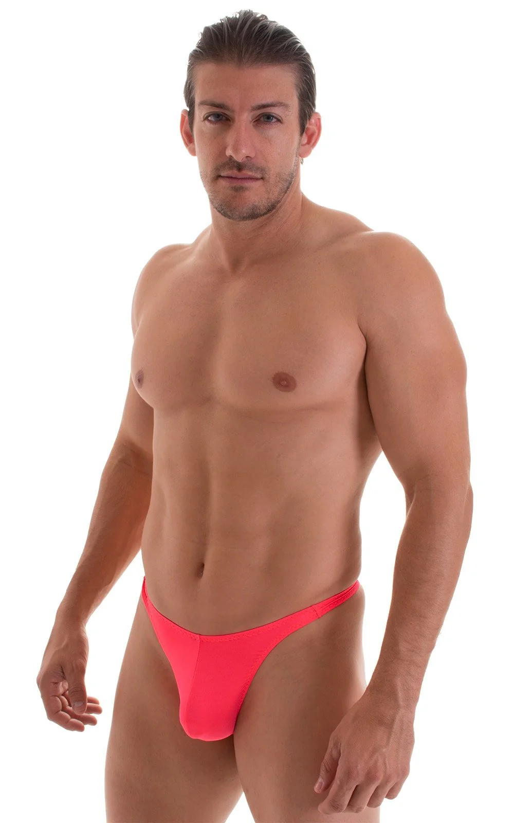 M67 - Mens Classic T Back Thong - Solid Sheer Semi Sheer - Image 24