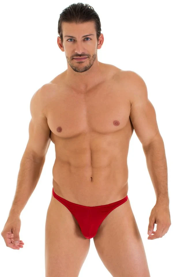 M67 - Mens Classic T Back Thong - Solid Sheer Semi Sheer - Image 33