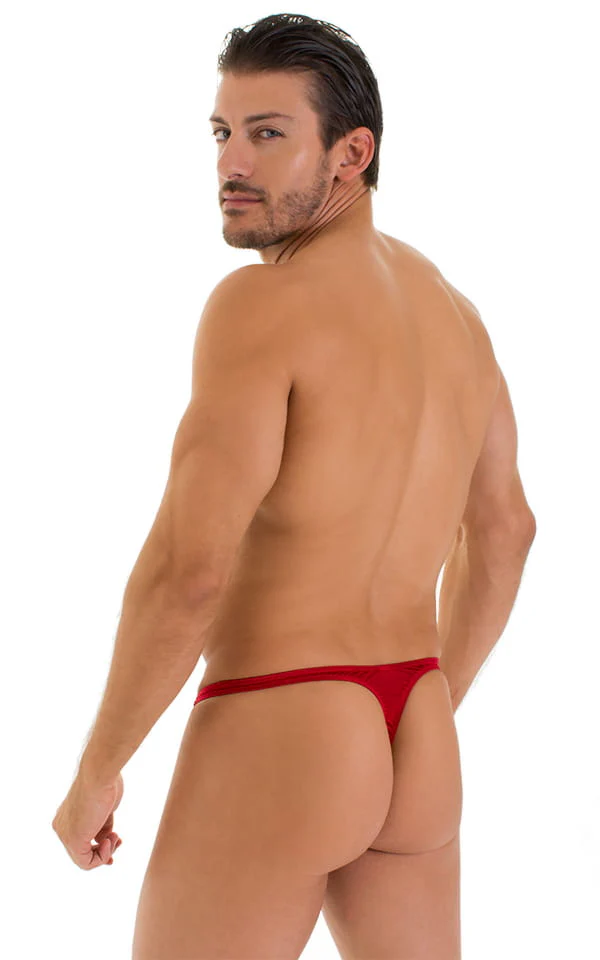 M67 - Mens Classic T Back Thong - Solid Sheer Semi Sheer - Image 34