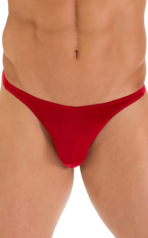M67 - Mens Classic T Back Thong - Solid Sheer Semi Sheer - Image 35