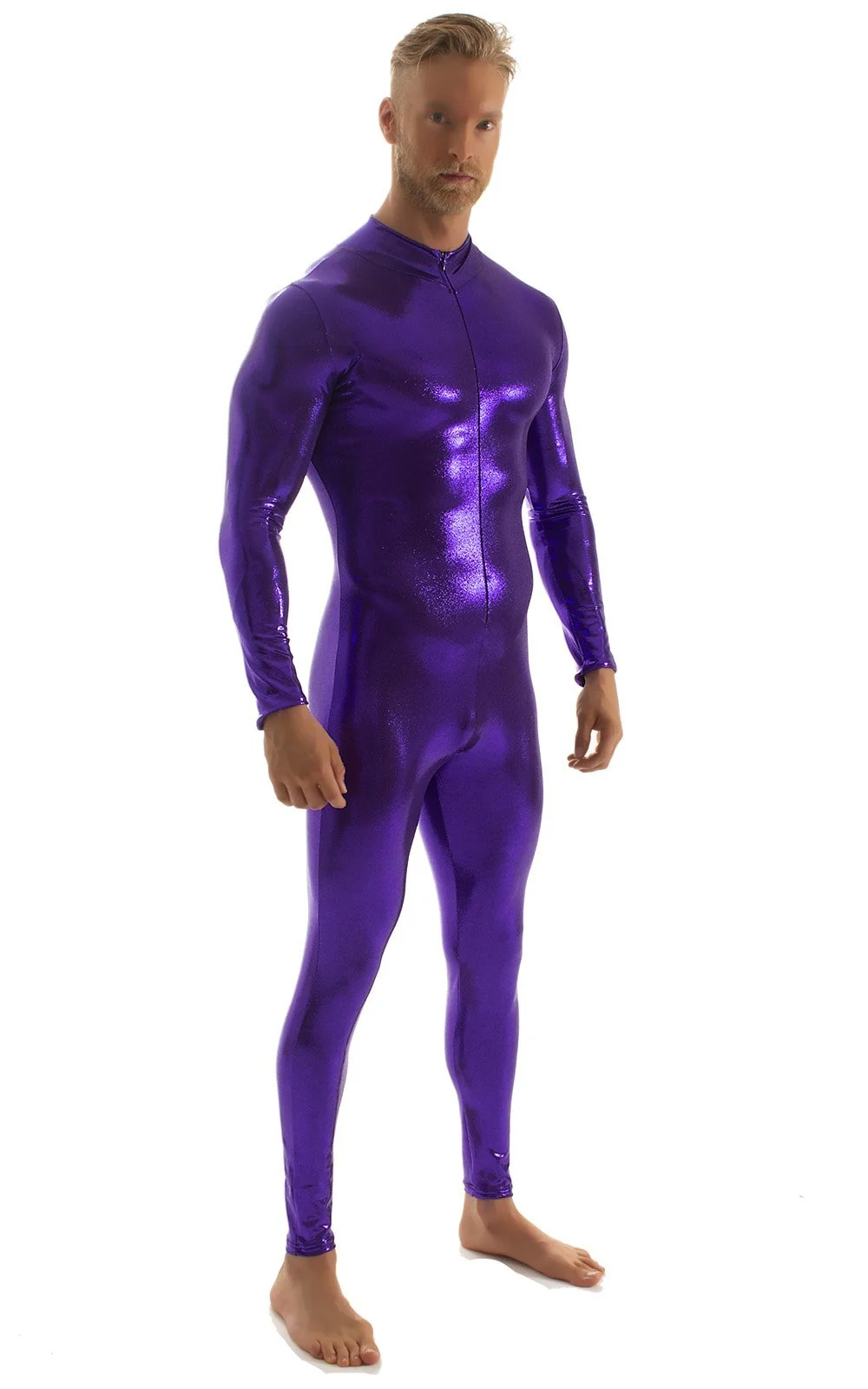 C1FZM - Mens Full Body Suit for Men - Wet Look - Image 10