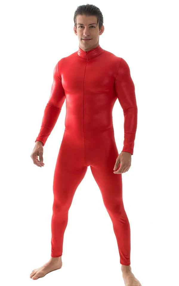 C1FZM - Mens Full Body Suit for Men - Wet Look - Image 11