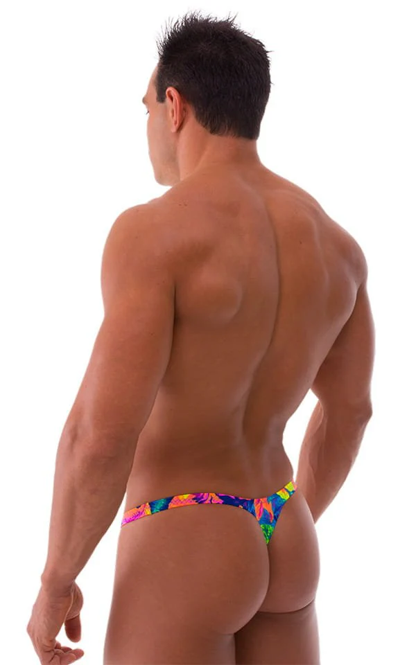 M77 - Mens Micro Pouch Swimsuit Thong - Prints - Image 11
