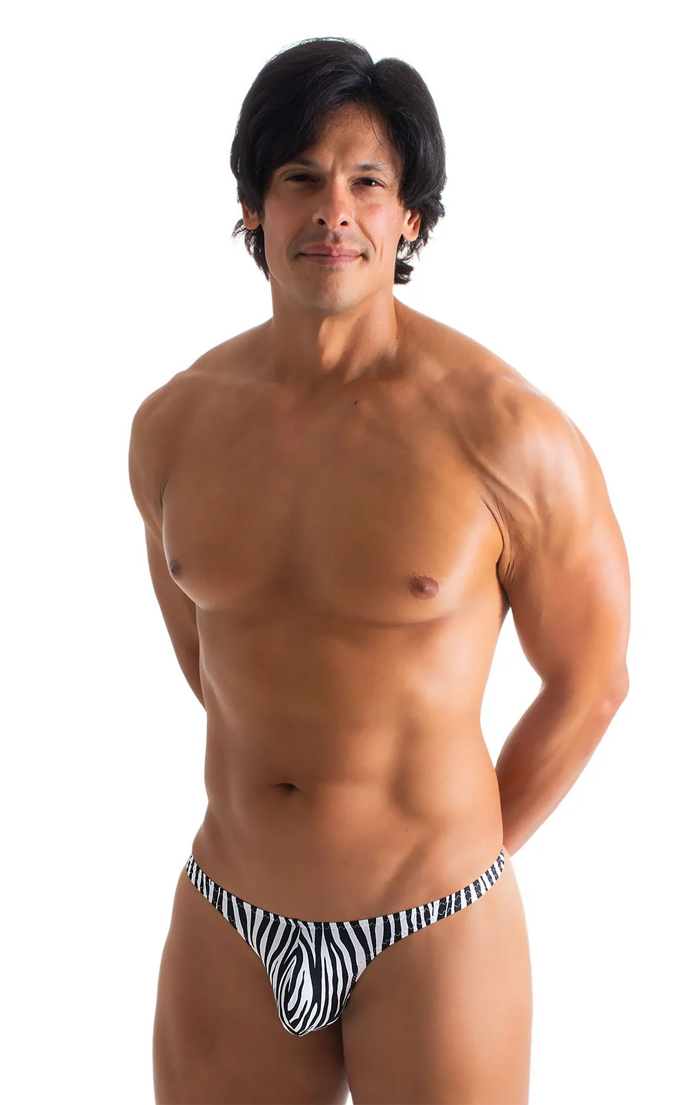 M77 - Mens Micro Pouch Swimsuit Thong - Prints - Image 21