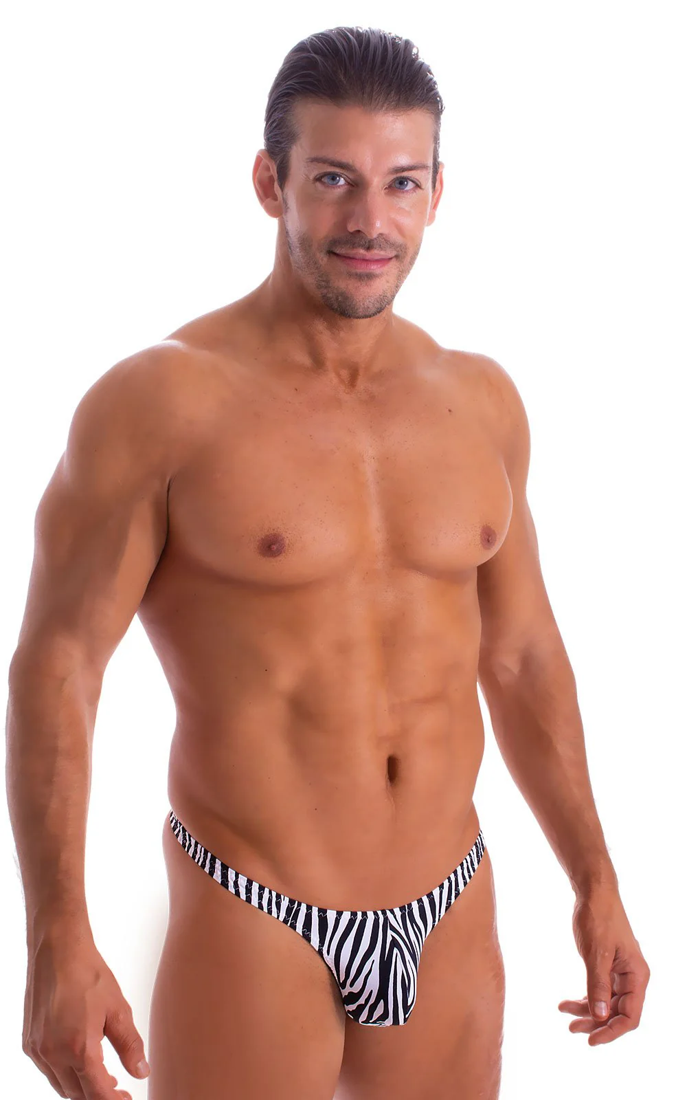 M77 - Mens Micro Pouch Swimsuit Thong - Prints - Image 24