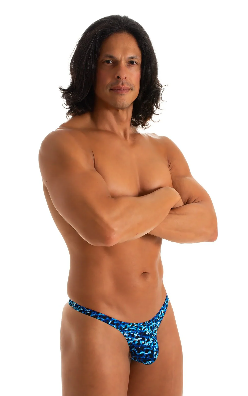M77 - Mens Micro Pouch Swimsuit Thong - Prints - Image 39