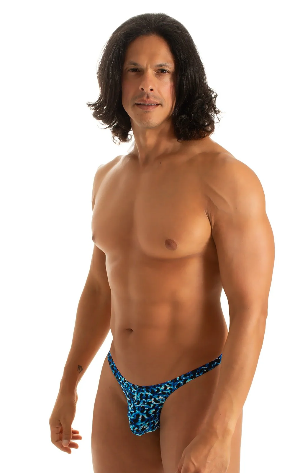 M77 - Mens Micro Pouch Swimsuit Thong - Prints - Image 42