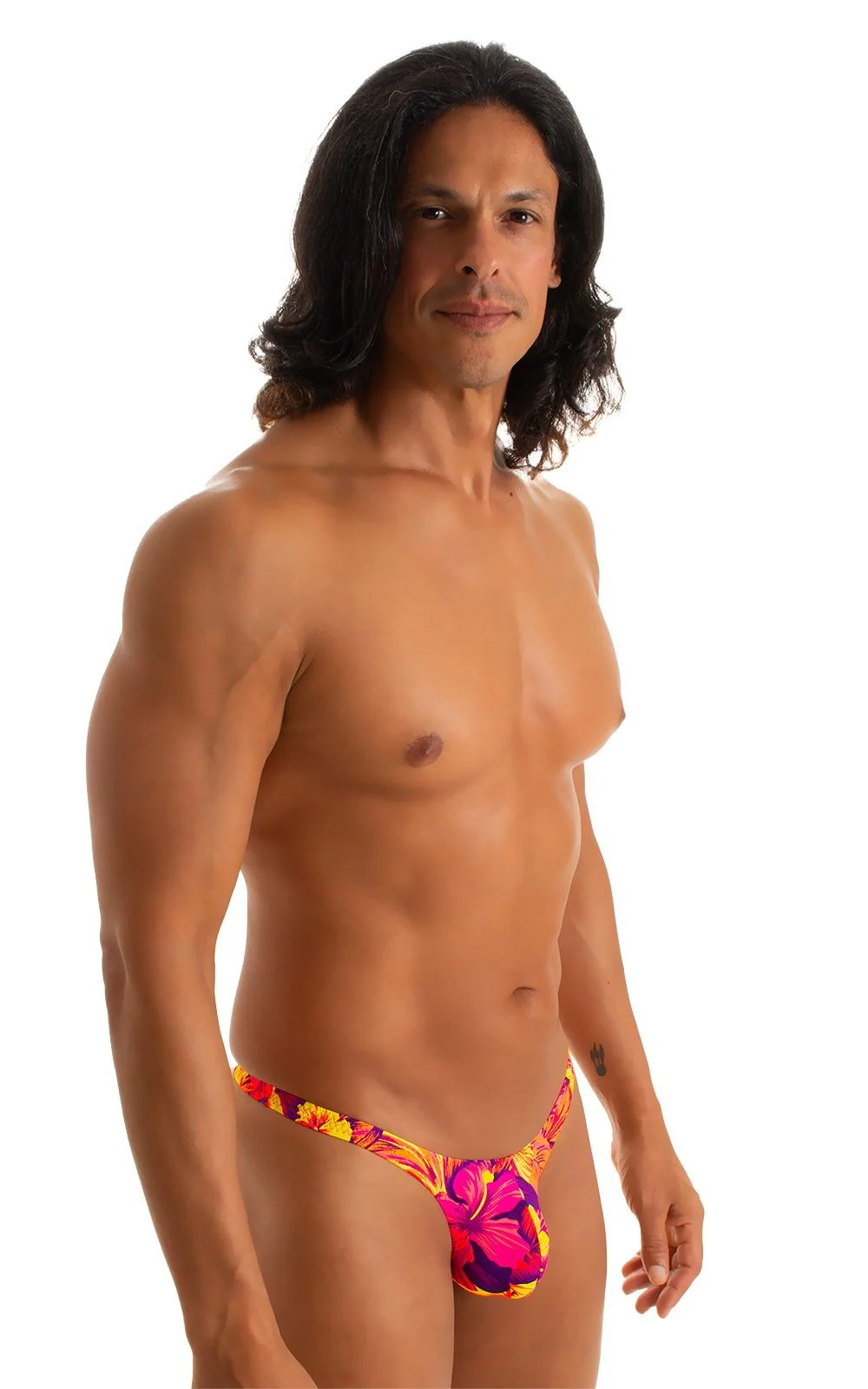 M77 - Mens Micro Pouch Swimsuit Thong - Prints - Image 5