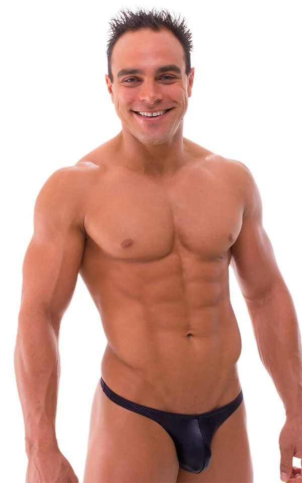 M77 - Mens Micro Pouch Swimsuit Thong - Wet Look