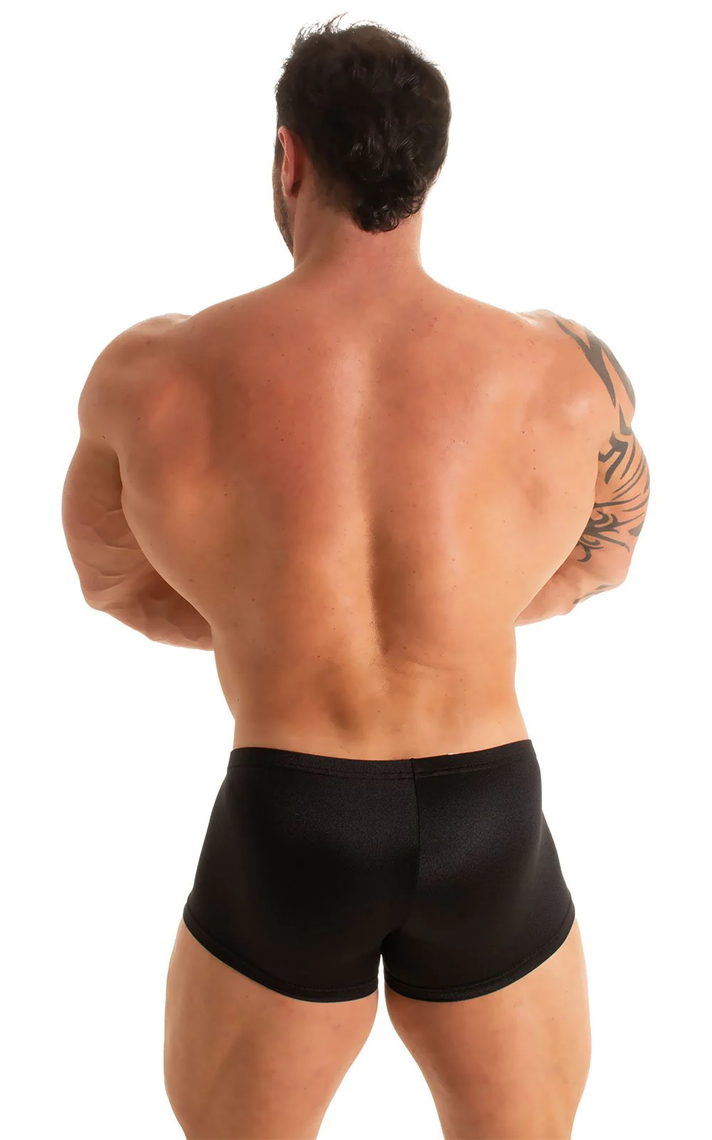 M61POS - Mens Posing NPC IFBB Physique Low Cut Short - Solids - Image 2