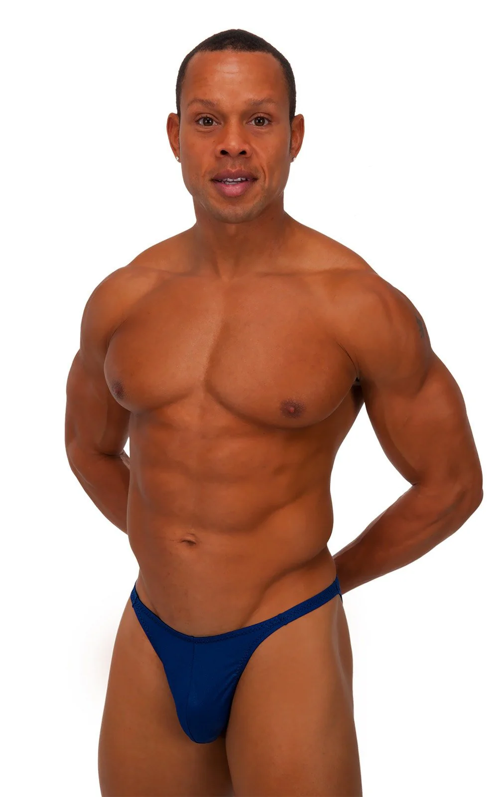 M63POS - Mens Posing Suit Competition Bikini Cut - Solids - Image 14