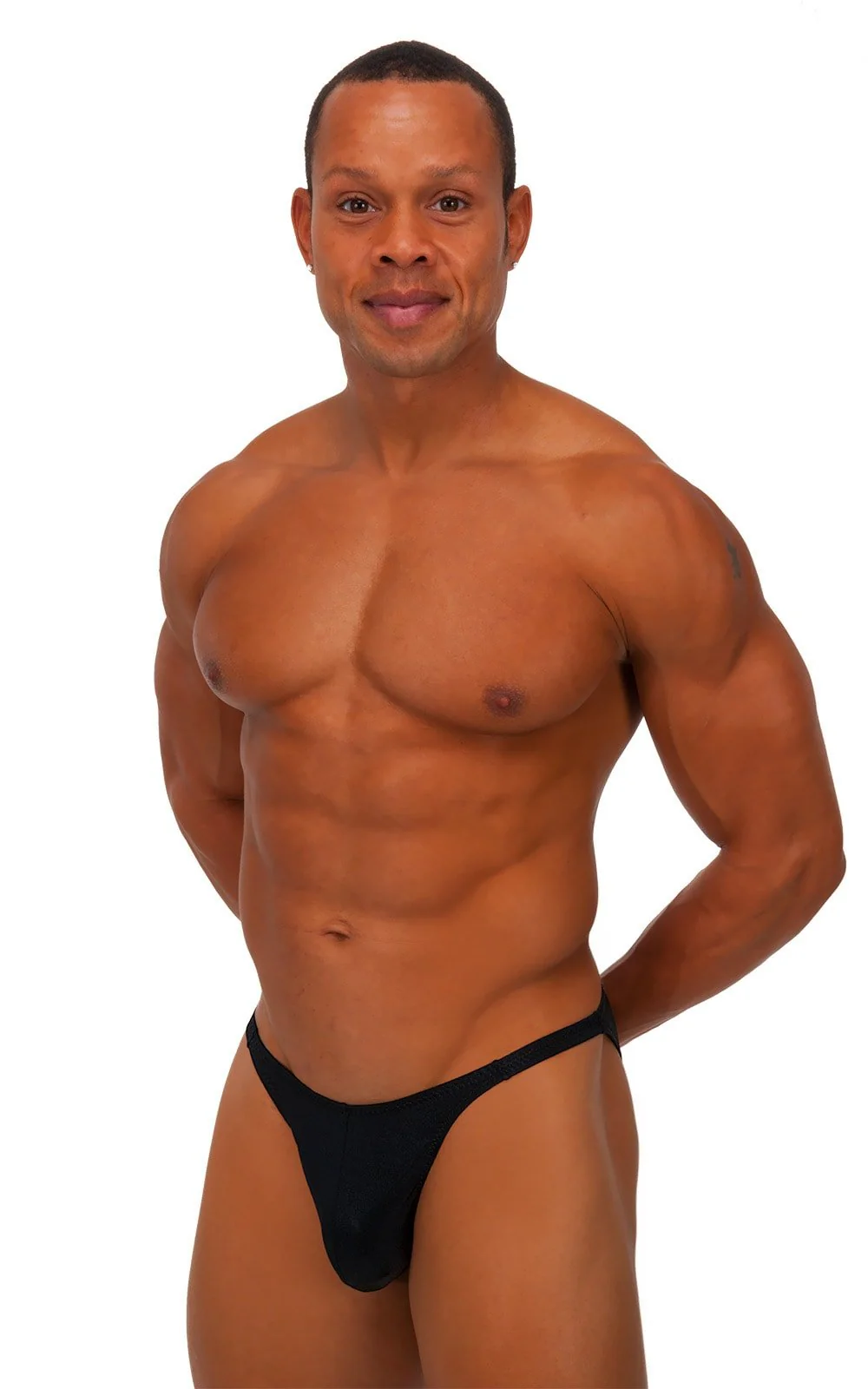 M63POS - Mens Posing Suit Competition Bikini Cut - Solids - Image 9
