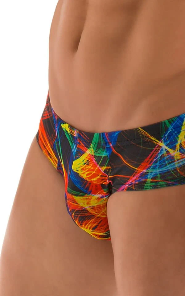 M88 - Mens Pouch Brief Swimsuit - Tan Through - Image 5