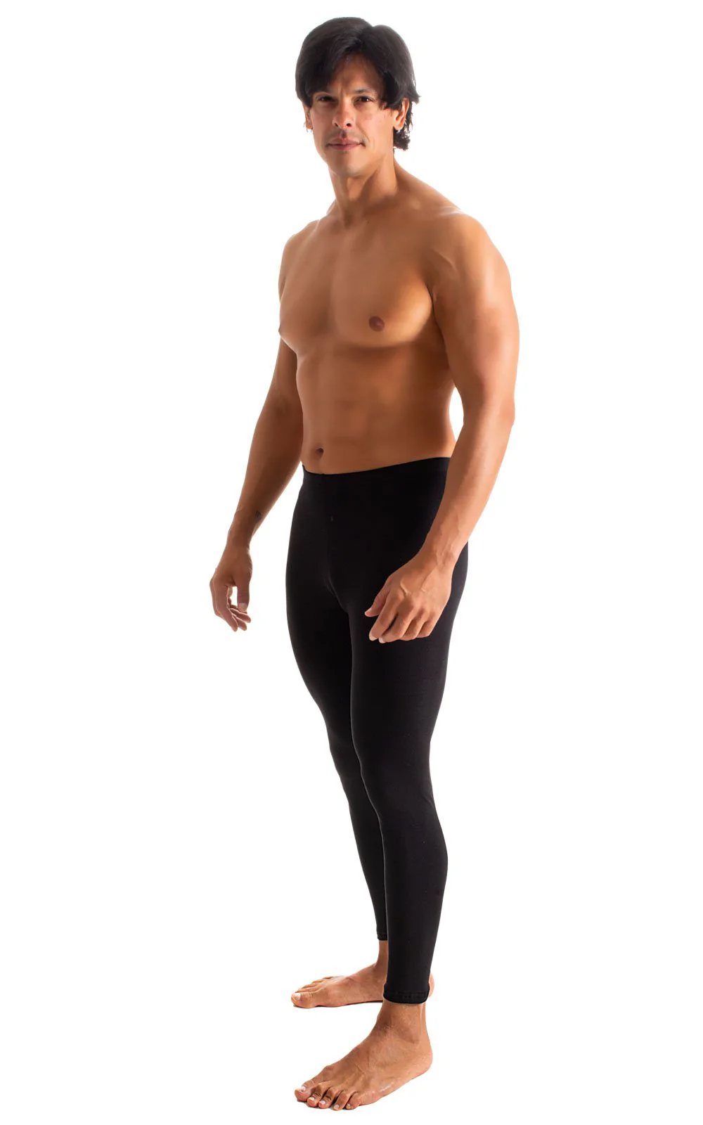 A4M - Mens Regular Waist Leggings - Solids - Image 12
