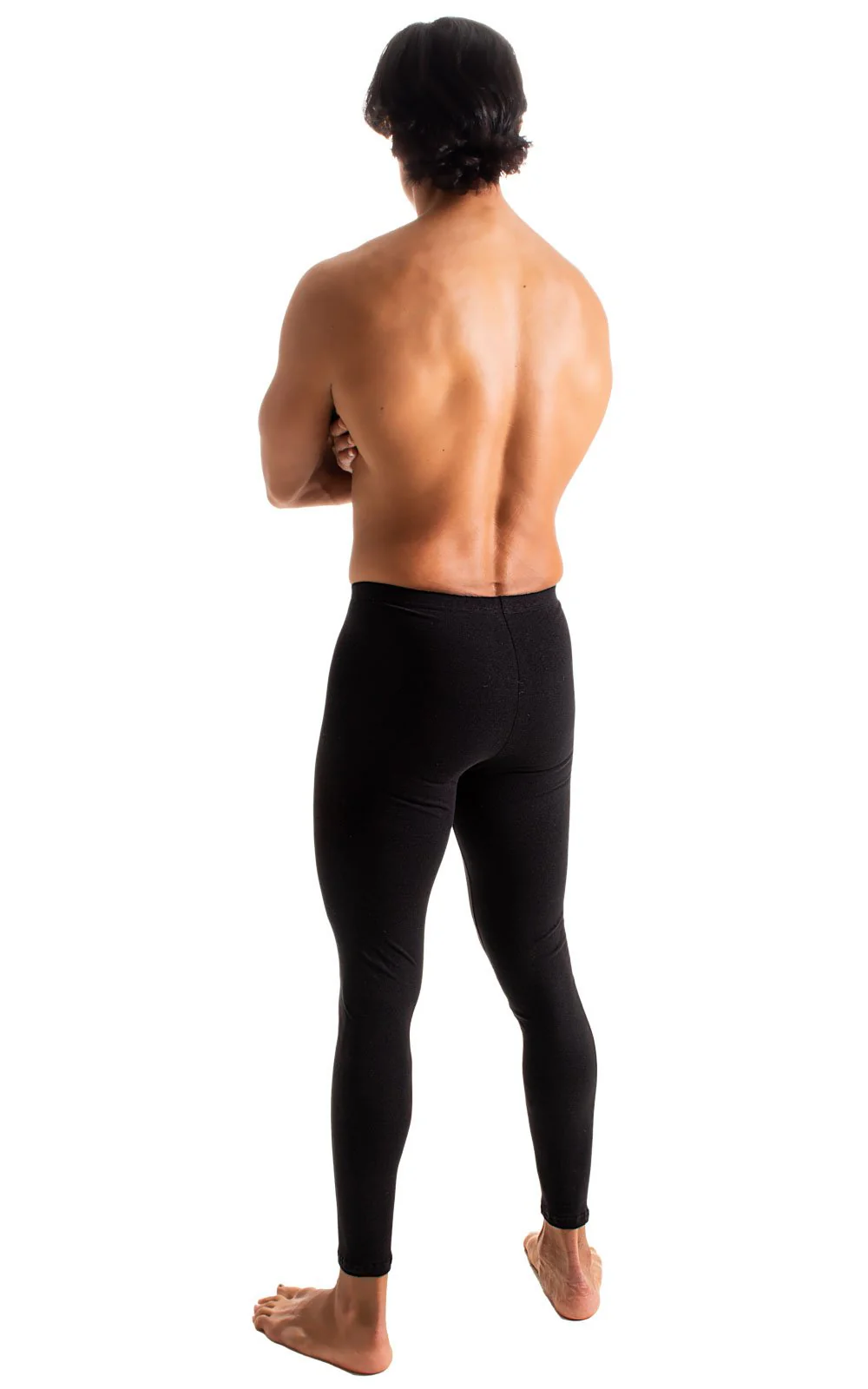 A4M - Mens Regular Waist Leggings - Solids - Image 13
