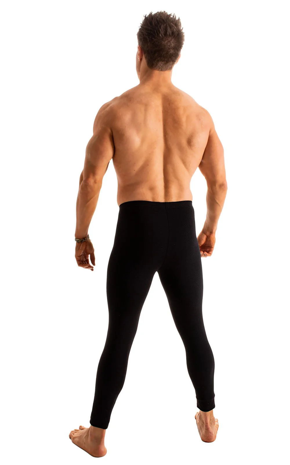 A4M - Mens Regular Waist Leggings - Solids - Image 15