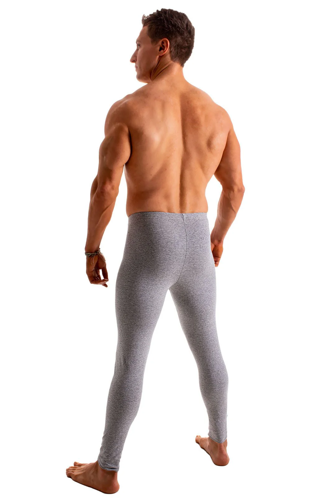 A4M - Mens Regular Waist Leggings - Solids - Image 4
