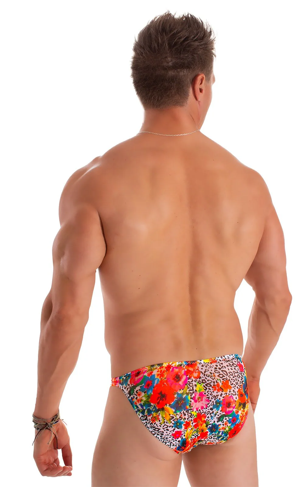 M26 - Mens Seamless Pouch Bikini - Mesh - Image 2