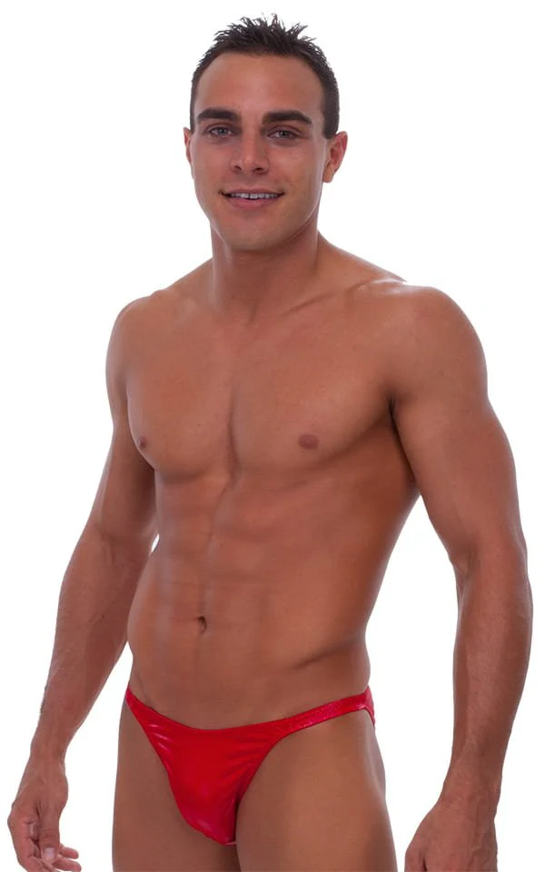 M26 - Mens Seamless Pouch Bikini - Metallics - Image 10