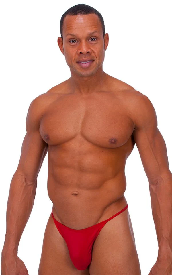 M27 - Mens Skinny Side 1/2 Back - Solid Sheer Semi Sheer