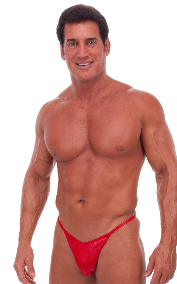 M27 - Mens Skinny Side 1/2 Back - Wet Look - Image 7