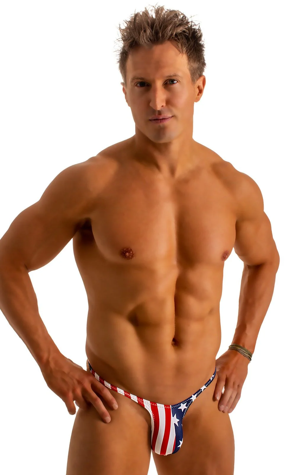 M57 - Mens Skinny Side Skimpy Back Bikini - Prints - Image 25