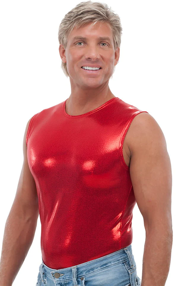 G20 - Mens Sleeveless Muscle Tee - Metallics - Image 14