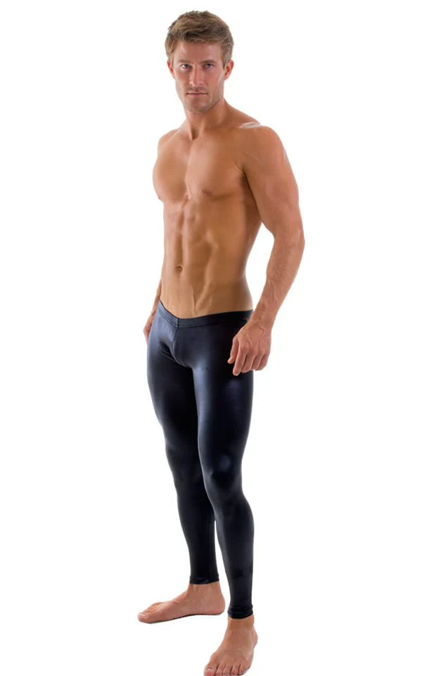 A19M - Mens Super Low Rise Leggings - Metallics