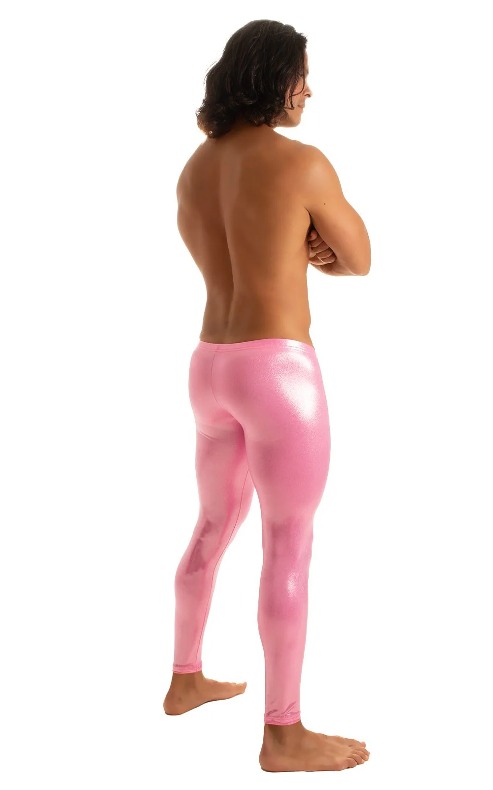 A19M - Mens Super Low Rise Leggings - Metallics - Image 13