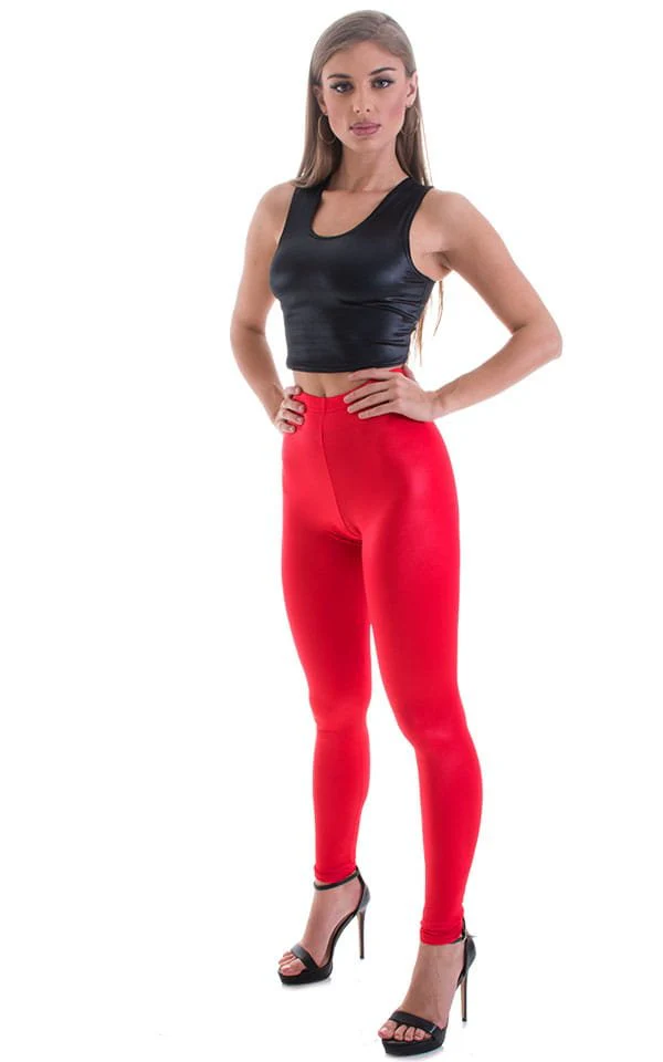 A4 - Womens Regular Waist Leggings - Metallics - Image 27