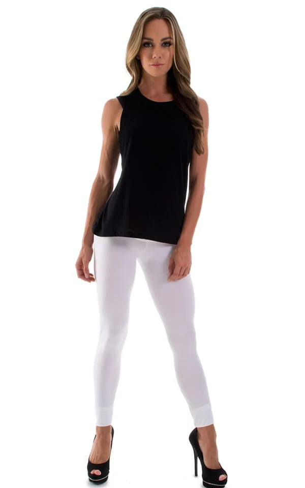 A19 - Womens Super Low Rise Fitness Leggings - Solids